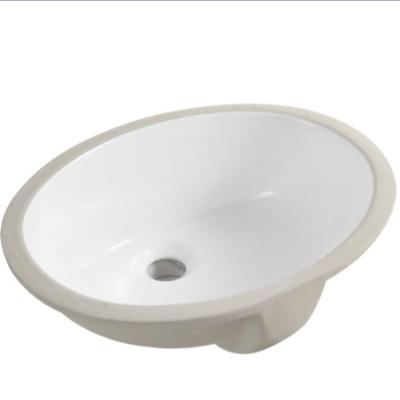 China Good Quality Easy Clean Ceramic OEM Oval Wash Basin Undercounter Wash Basin for sale