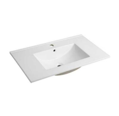 China Cheap Cost Effective Modern High Quality Rectangular Basin Basin Countertops Ceramic Basin for sale