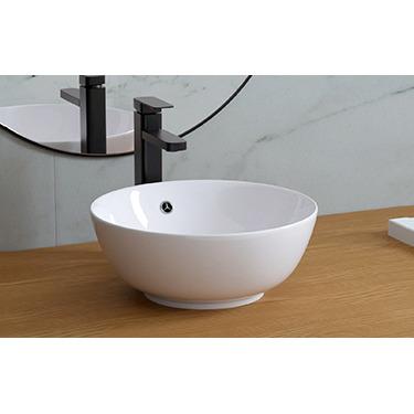 China Daily Modern Hotel Art Sale Black White Edge Easy Clean Bathroom Hand Sink Style Sanitary New Customized Logo Item Mount Ceramic for sale