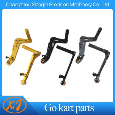 China NEW !! CNC Machining Gold Anodized Aluminum Racing go kart pedals for sale