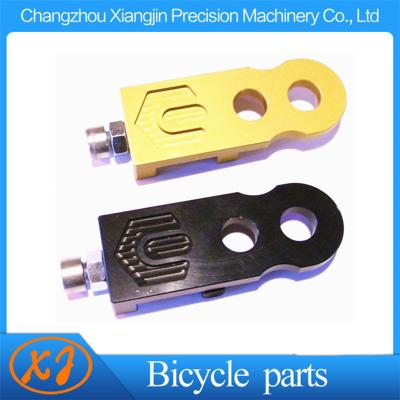 China New Design 100% CNC Machined BMX Bike Alloy Chain Tensioner Adjusters for 3/8