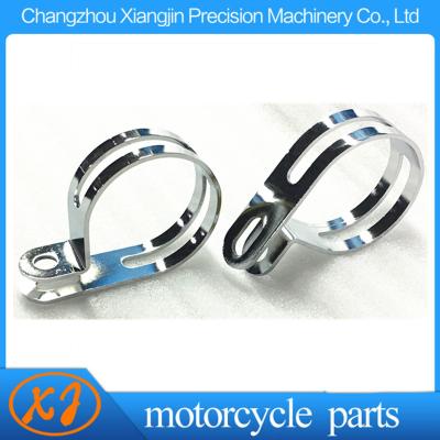 China Steel Chromed 50mm Bend Clamp Silver Chromed Speedway 