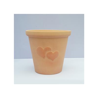 China Custom Wholesale Red Modern Pottery Maker Flower Pot Potted Emperor Roman Ceramic Basin for sale