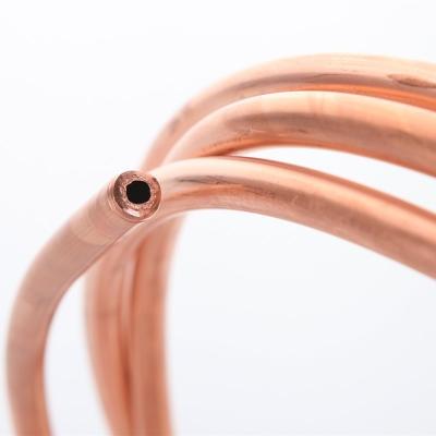 China Wholesale Air Conditioning Accessories Refrigeration Water Tube Manufacturer Thin Copper Tube Wall Copper Tube for sale