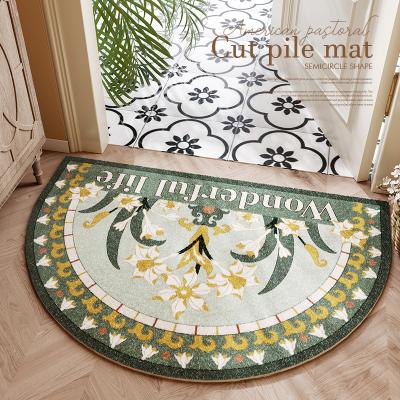 China Washable Soft Nordic American Customized Home Decorative Floor Mat Rug Cover for sale