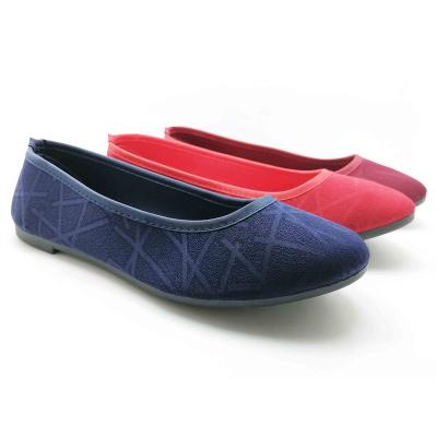 China Wholesale Luxury Design Round Flats Good Quality Ladies Ballet Foldable Women Pumps Shoes for sale