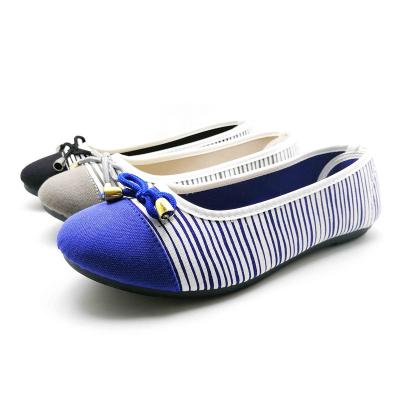 China Round Logo Custom Women Pumps Comfortable Casual Shoes Ladies Ballet Flats Fashionable for sale