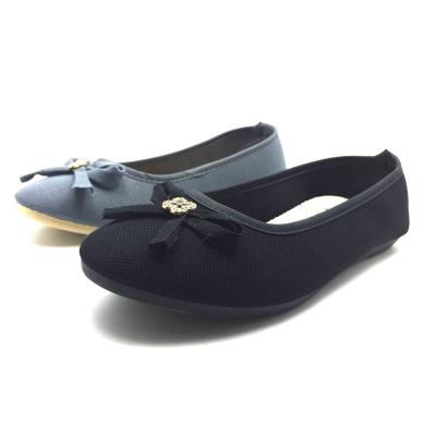 China Round Comfortable Women Stretching Flat Shoes Cheap Rate High Quality Ladies Round Toe Ballet Flats for sale