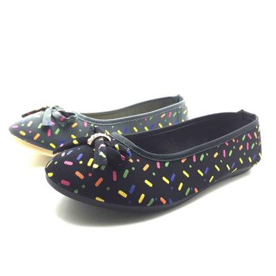 China Women Pumps Shoes Manufacturer Direct High Quality Round Wholesale Custom Ladies Ballet Flats for sale