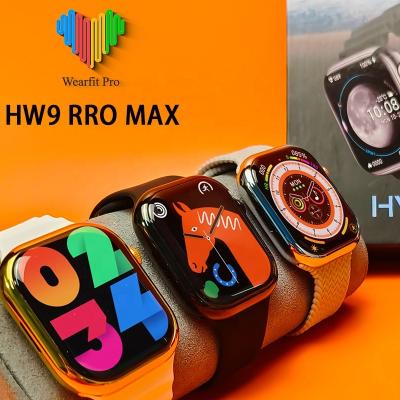 China HD Touch Screen 49mm Screen HW9 Pro Max SmartWatch With 3 Straps NFC BT Call Chat GPT Compass Sports Fitness Tracker Guangdong for sale