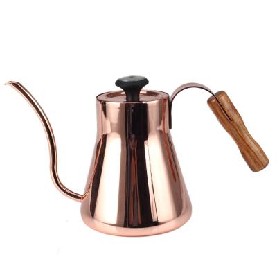 China Sustainable Stovetop Gooseneck Spout Pour Over Kettle For Coffee And Tea With Thermometer for sale