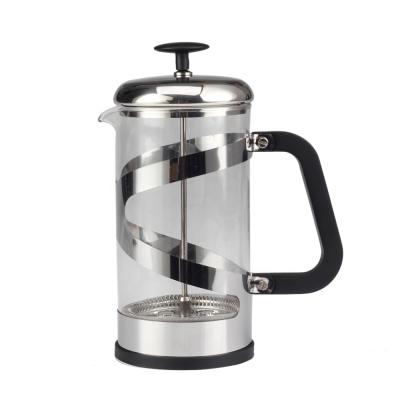 China Sustainable Coffee Series Glass French Press With Stainless Steel Filter For Espresso Coffee For Home for sale