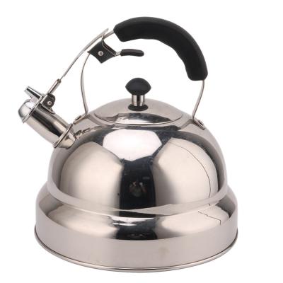 China Stainless Steel Sustainable Teapot Large Capacity Stovetop Whistling Kettle for sale