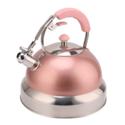 China Sustainable chamber using boiling water, pink color, stainless steel induction stove top for sale