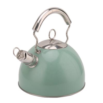 China Sustainable Removable Pour Spout Lid Stainless Steel Whistling Tea Kettle for sale