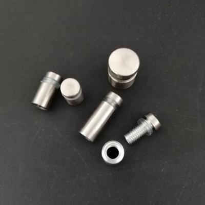 China Stainless Steel Asymmetric Glass Standoffs Glass Standoff for sale