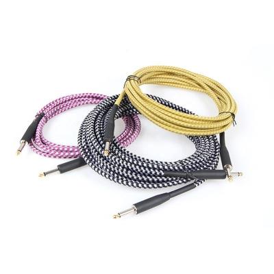 China High Quality GUITAR Bass Guitar Acoustic Guitar Cable 3m Connection Power Line for sale