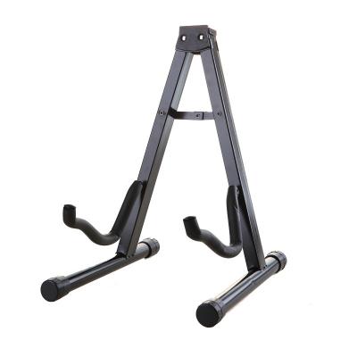 China Acoustic and Electric OEM Service Guitar Accessories A Shape Foldable Guitar Stand for sale