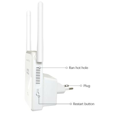 China 2.4G 5G WiFi Powerline Repeater Outdoor Dual Band Wifi Repeater Chain Booster Wireless Internet Channel Outside WI Eu Extra 300mbps Wifi for sale