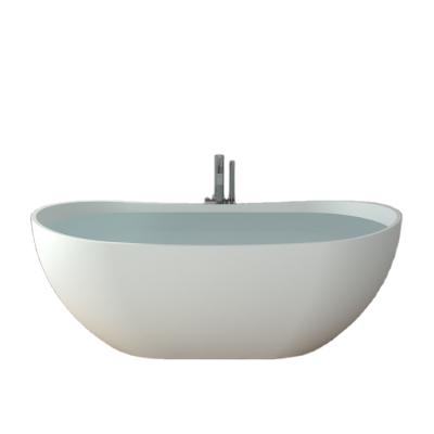 China New Design Modern Bathtub, Artificial Solid Outdoor Resin Stone Bathtub Bs-8636 for sale