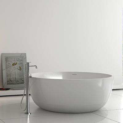 China Biggest modern round bathtub, made of stone resin or solid outdoor bathtub, 1500*15mm BS-8615 for sale