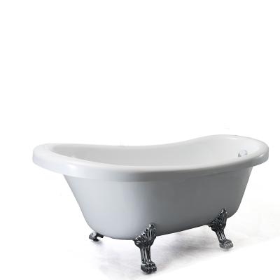 China Design BS-6308 Bathroom Modern Classic Royal Cheap Popular Claw Bathtub Acrylic Hot Tub For Adult for sale