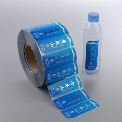 China Low Moq Free Sample Waterproof Custom Printed Waterproof Adhesive Label For Water Bottle Labels for sale