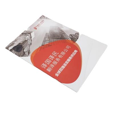 China paper & Custom Cardboard Brochure Digital Printing Saddle Stitched Booklet Brochure Magazine With Matt Lamination for sale