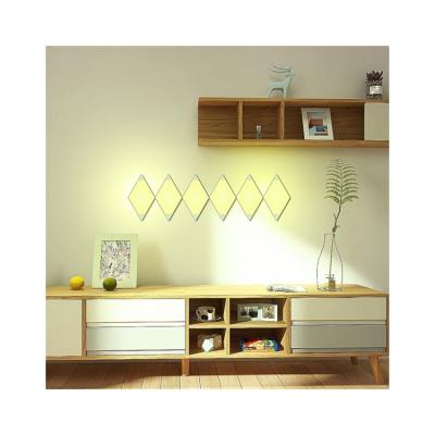 China TOLEZ modern high quality parallelogram led light RGB colorful panels smart indoor light led with 16M Colors for sale