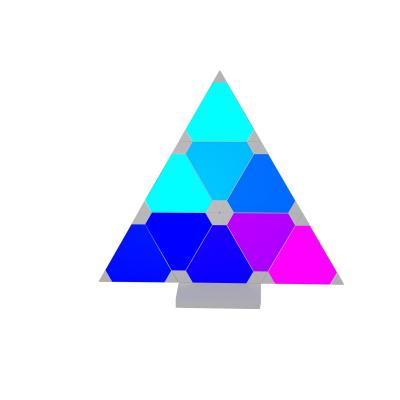 China TOLEZ modern triangle lights led smart light RGBW with 16 M Colors shapes diy pack of 9 for sale