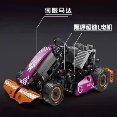 China Construction Toy New Arrival Mold King Car Electronic Creative building blocks of 18026 RC kart model and APP for boys for sale