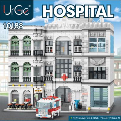 China RECOMMEND 10188 Building Toy New Arrival hospital model toy building blocks legoing toys for girls gift for sale