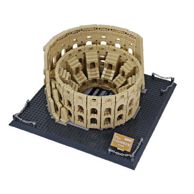 China Construction Toy Wange Top Sell Building Blocks 5225 Rome Colosseum Blocks Educational Building Toy For Children for sale