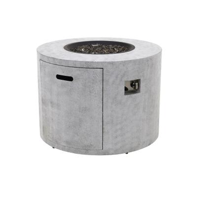 China Stocked made in China Firepit Table with Fire Pit Table Round Steel Pit Pan Hot Selling Outdoor Aluminum Gas Fire. for sale