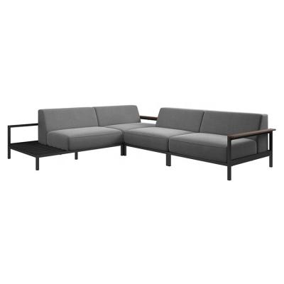 China Weather Resistant All Weather Water Resisted Upholstery Modern Outdoor Sectional Sofa Sectional Sofa for sale