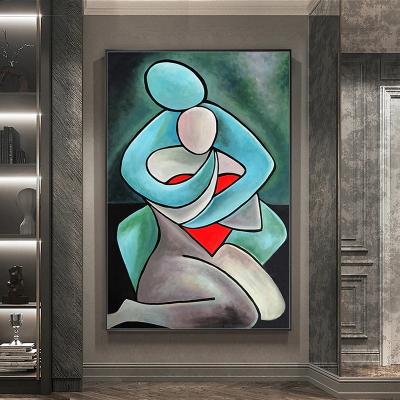 China Modern Abstract Famous People Art Painting Art Modern Abstract Picture Pure Handmade Wall Decor Home Abstract Oil Painting for sale