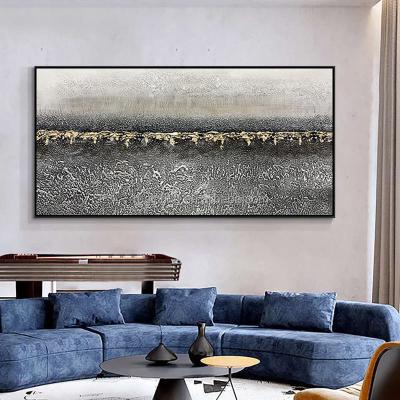 China 100% Hand Painted Modern Home Modern Picture Acrylic Abstract Canvas Wall Art Oil Painting Hotel Home Decor for sale