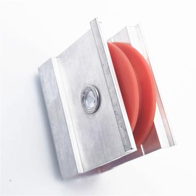 China Wholesale Aluminum Window Door Assembly Easy Installation GOOCO Finish Mill Nylon Roller Wheel for sale