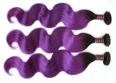 China Ombre Virgin Human Hair Extensions , 18 Inch Ombre Hair Extensions for sale