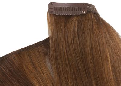 China Pre - Bonded Clipping In Hair Extensions Full Head Real Human Hair for sale