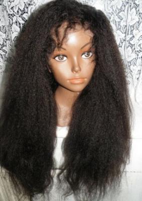 China 100% Real Brazilian Hair Lace Front Wigs , Virgin Front Lace Wigs For Black Women for sale