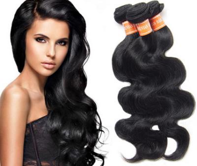 China Nenhuma do Weave peruano do volume #1b do cabelo humano de processo químico onda virgem peruana do corpo do cabelo à venda