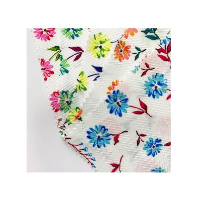 China Organic NO MOQ Wholesale Stretch Print Customized Design Digital Printing Custom Pattern Soft Polyester  Fabric for sale