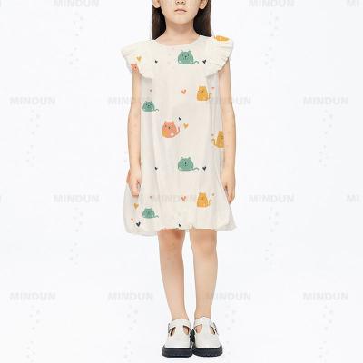 China Anti-Static 2023 Factory Price Softy Rayon Digital Printed Plain Challis Fabric cat for sale