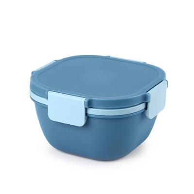 China Viable direct wholesale new design plastic container creative salad bowl for sale