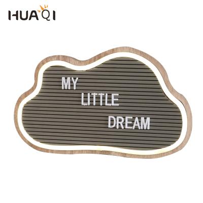 China DIY LED Letter Light Message Board, Lighting Box CLOUD for sale