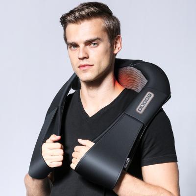 China Shiatsu Neck and Shoulder Massager with Pro Heat Therapy Vibration Neck Massager with Soothing Heat Plus Choice of 3 Speeds and Deep Tissue Shiatsu Body Kneading Muscle Relax for sale