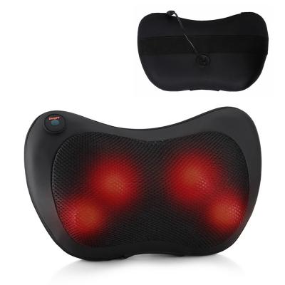 China Back Body Massager with Heat Shiatsu Neck Massage Pillow Ideal for Car Seat Office Chair Massage Cushion for Shoulder Pain Relief for sale