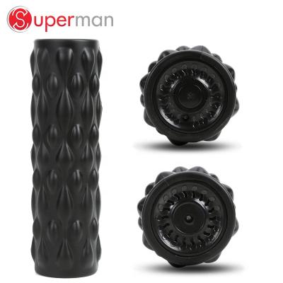 China High Quality Vibrating Foam Roller HUIFAN Massage Foam Roller Round High Density Foam Roller for sale