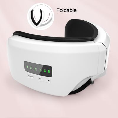 China Wireless Digital Face Mask Machine Electric Eye Massager with Air Pressure and Heat Compress Vibration for Eye Strain Fatigue Relief for sale